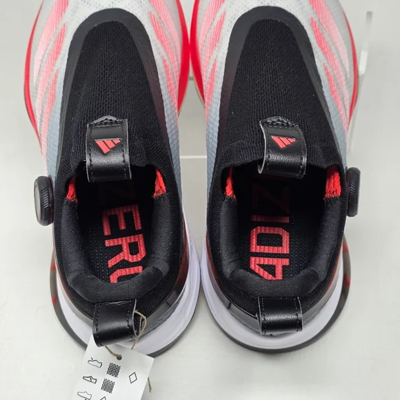 adidas Adizero ZG BOA Spikeless Golf Shoes White Red IH9896 Men's Size 11 New